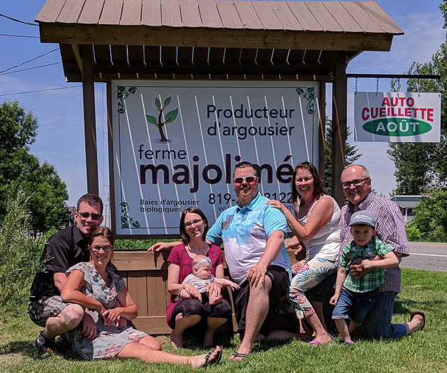 Pancarte de la Ferme Majolimé